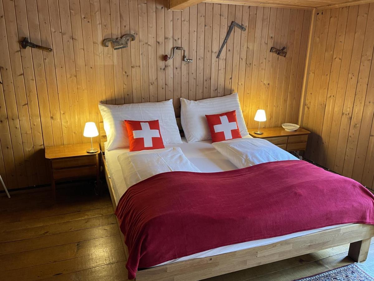 Swisshut Stunning Views Alps Lake - Chalet Erli Därligen Exteriér fotografie