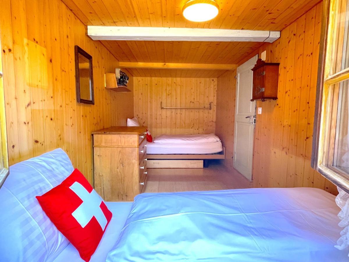 Swisshut Stunning Views Alps Lake - Chalet Erli Därligen Exteriér fotografie
