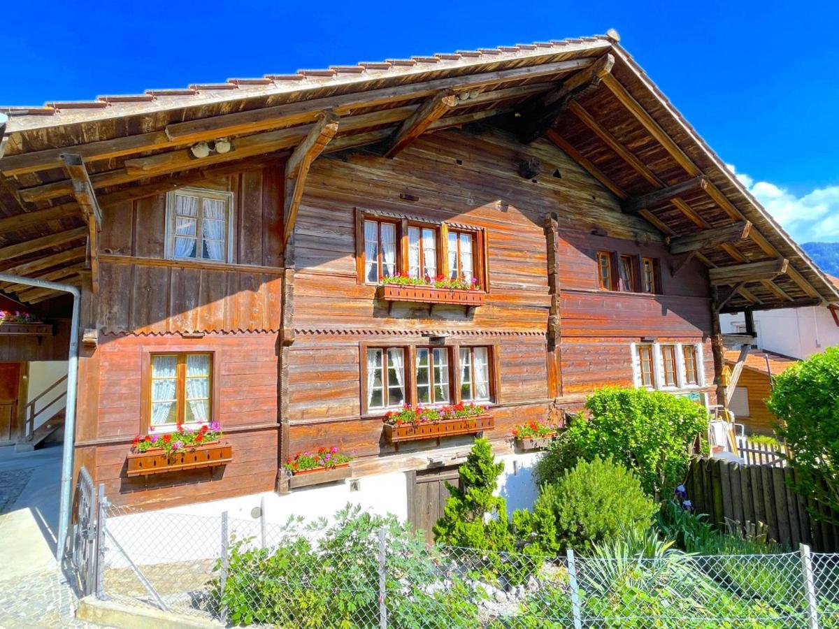 Swisshut Stunning Views Alps Lake - Chalet Erli Därligen Exteriér fotografie